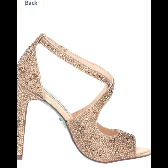 Betsy Johnson cross heels - Picture 4 of 4